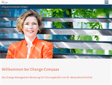 Tablet Screenshot of change-compass.de
